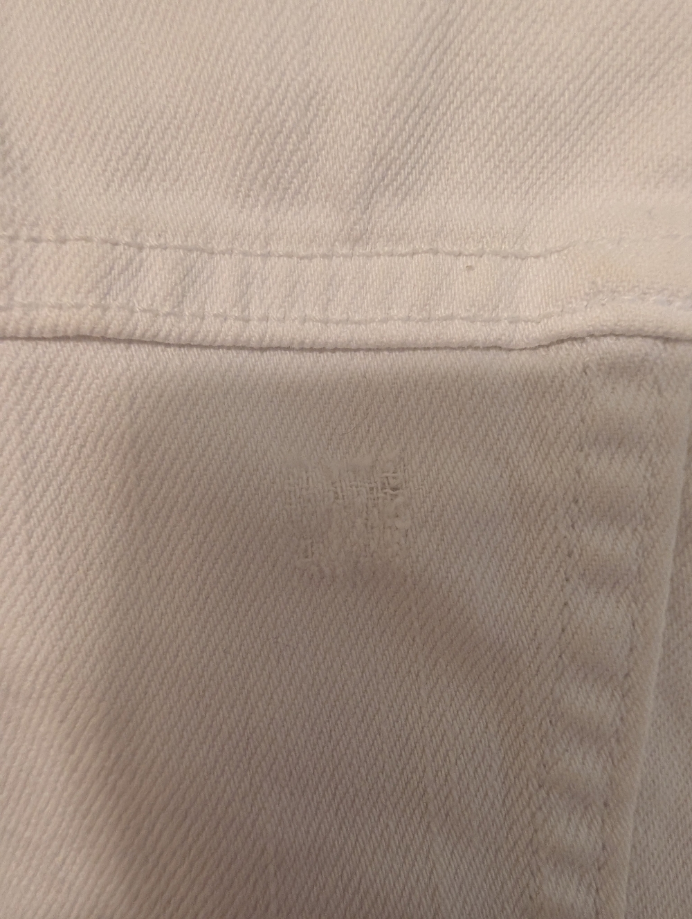 Levi's Distressed White Women's Denim Trucker Jacket - Picture 5 of 5